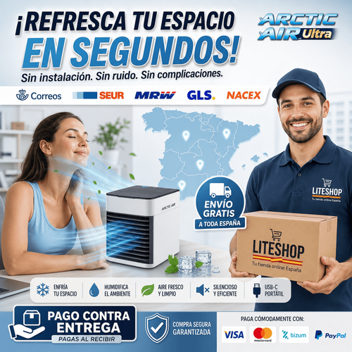 AIRE ACONDICIONADO PORTATIL 3 EN 1, (VENTILADOR, HUMIFICADOR Y ENFRIADOR) SILENCIOSO